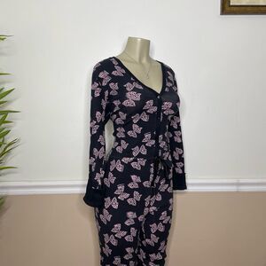 Victoria’s Secret Butterfly Print Thermal Sleep One-Piece Pajama Onesie